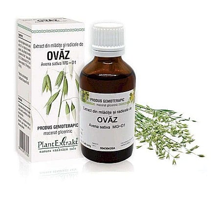 Articulații și oase - Extract din mlădițe și radicele de Ovăz - Avena sativa MG=D1, 50 ml