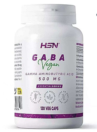 Proteine și aminoacizi - GABA cu vitaminele B5 şi B6 HSN 500 mg 120 capsule