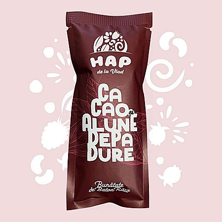 Alimente sanătoase - Baton cu Cacao și Alune de pădure
