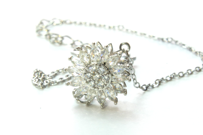 Brățara Rotativă Anti-Stres Argintie [3]