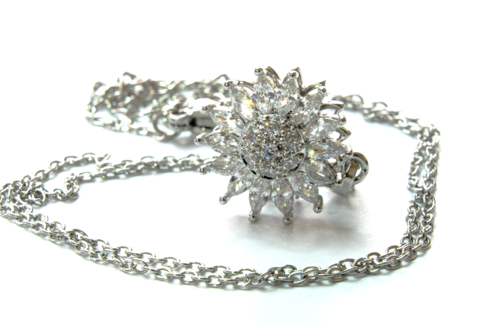 Colier Rotativ Anti-Stres Argintiu Reglabil [5]