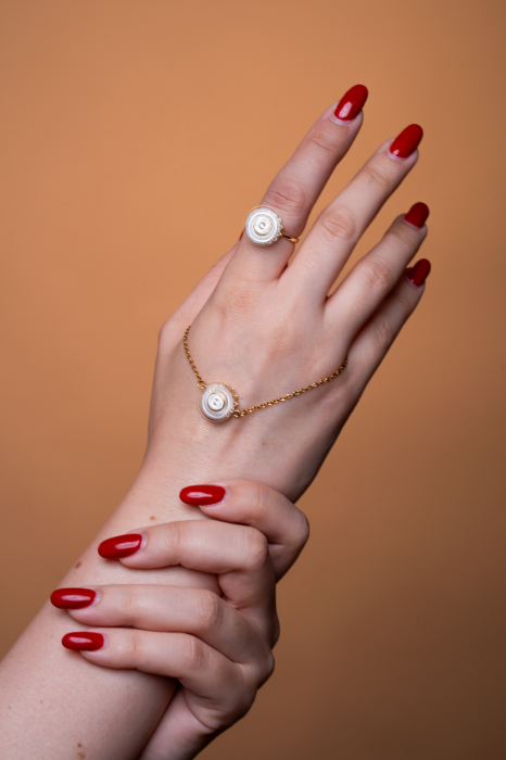 Inel Rotativ Anti-Stres Auriu Reglabil [2]