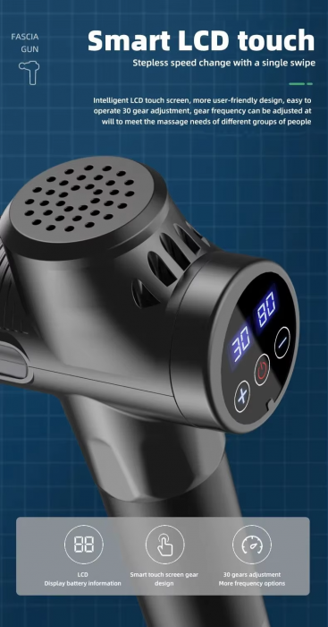 Pistol De Masaj 30 de viteze 6 capete [6]