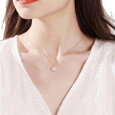 Produse Suflet - Colier Rotativ Anti-Stres Auriu Reglabil