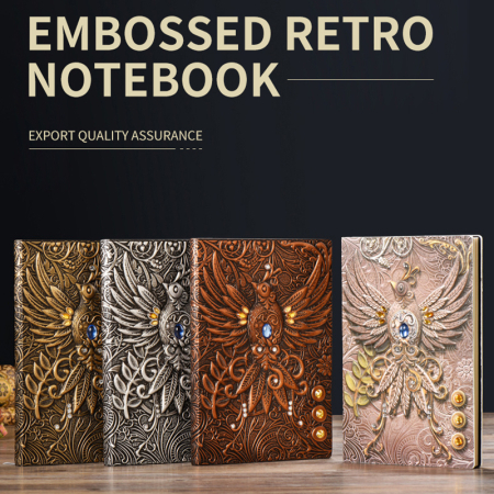 Jurnal Vintage Phoenix 200 pagini piele ecologica [2]