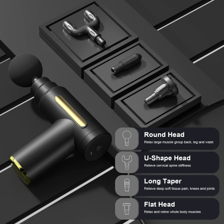 Pistol de masaj Mini Therapybox cu LED pentru relaxare personalizată [5]