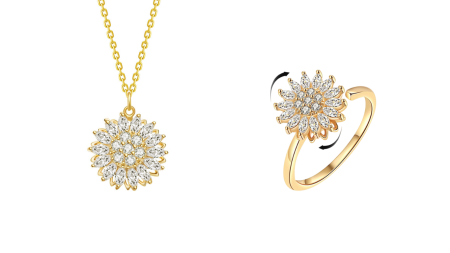 Produse Suflet - Set Gold Mini (Colier,Inel)