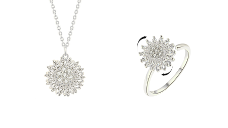 Produse Suflet - Set Silver Mini (Colier, Inel)