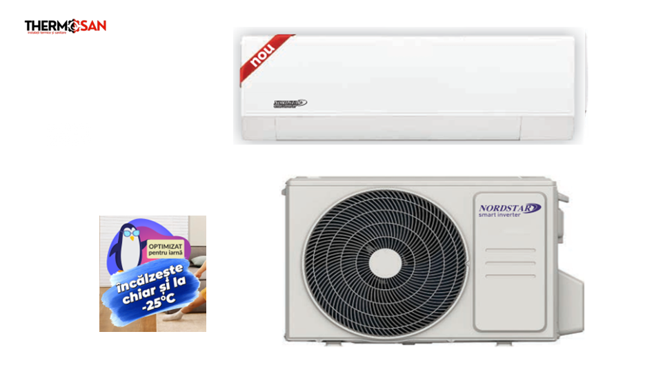 Aer condiționat 24000 BTU NordStar PRO 24HRFN8 Inverter WiFi [3]