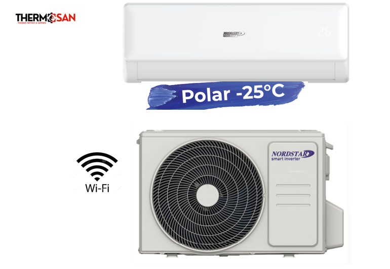 Aer conditionat inverter NORDSTAR POLAR 2025, 24000 Btu/h, kit WI-FI intergrat  MSGPDU-24HRFN8-QRD6GW [2]
