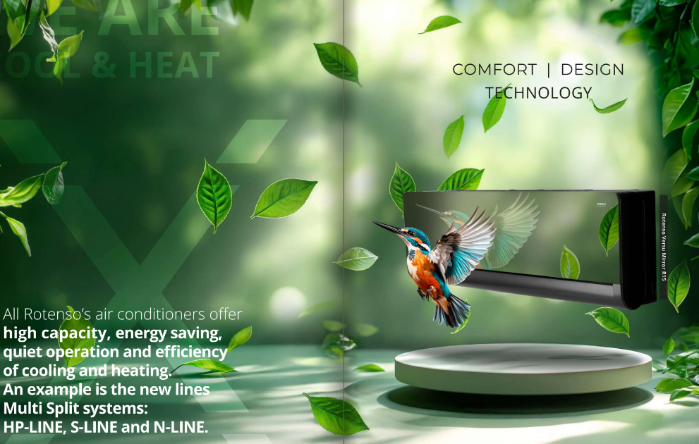 Aparat aer conditionat 9000BTU ROTENSO MIRAI UI+UE (M26XIR15+M26XOR15) Y [4]