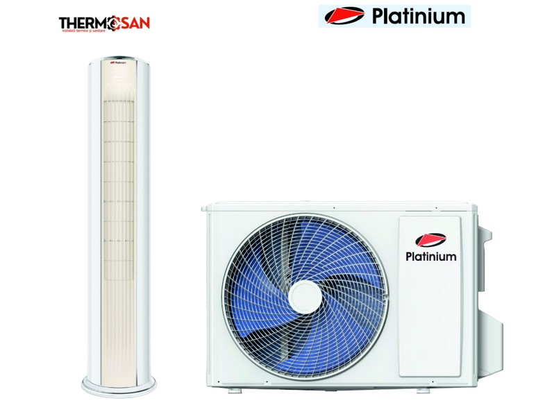 Aparat de aer condiționat tip coloană Platinium PCOL24R32+++, Inverter 24000 BTU , Clasa A++/A+ - [2]