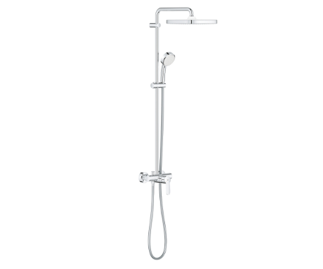 Baterie dus / coloana dus Cosmopolitan CUBE 250 actionare monocomanda cu palarie dus + para mobila - 2 functii [1]