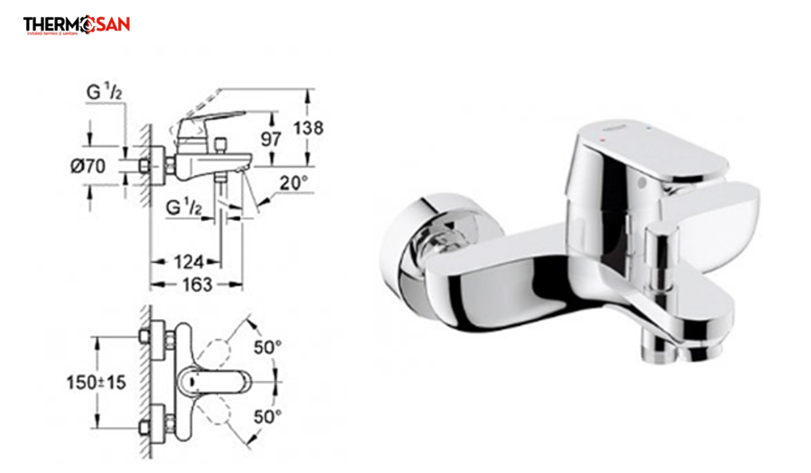 Baterie pentru cada EUROSMART COSMOPOLITAN  fara accesorii [2]