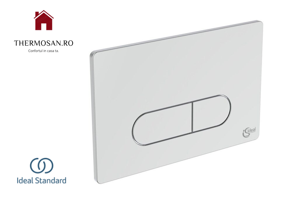 Bazin/cadru WC incastrat IDEAL STANDARD Prosys 120 M pentru vas WC suspendat - sistem de prindere inclus + clapeta crom Oleas M1 [ R0306 AA ] [3]