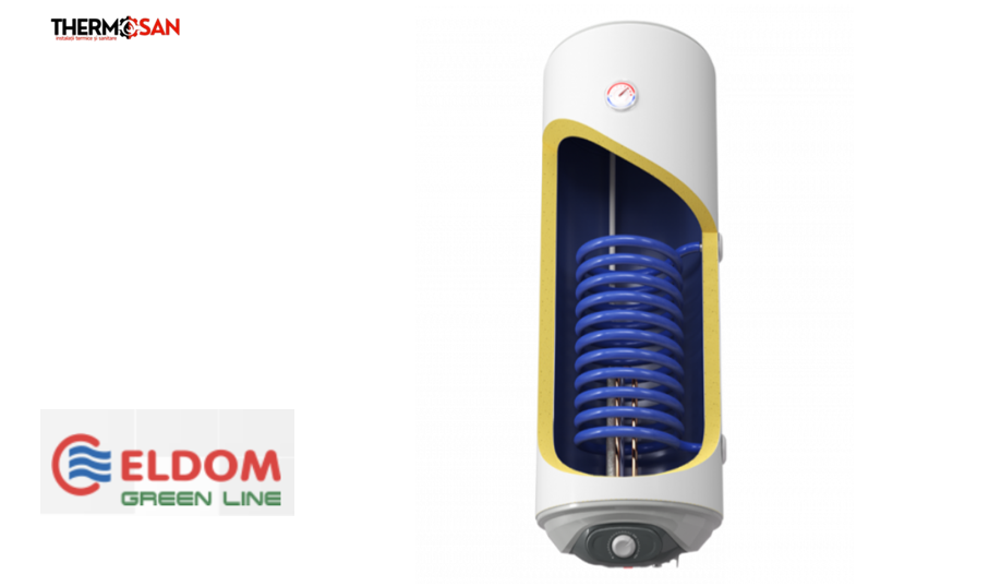 Boiler termoelectric Vertical ELDOM Green Line 80 L, 2kW - 1 serpentina 72268S / WV08039SL [2]