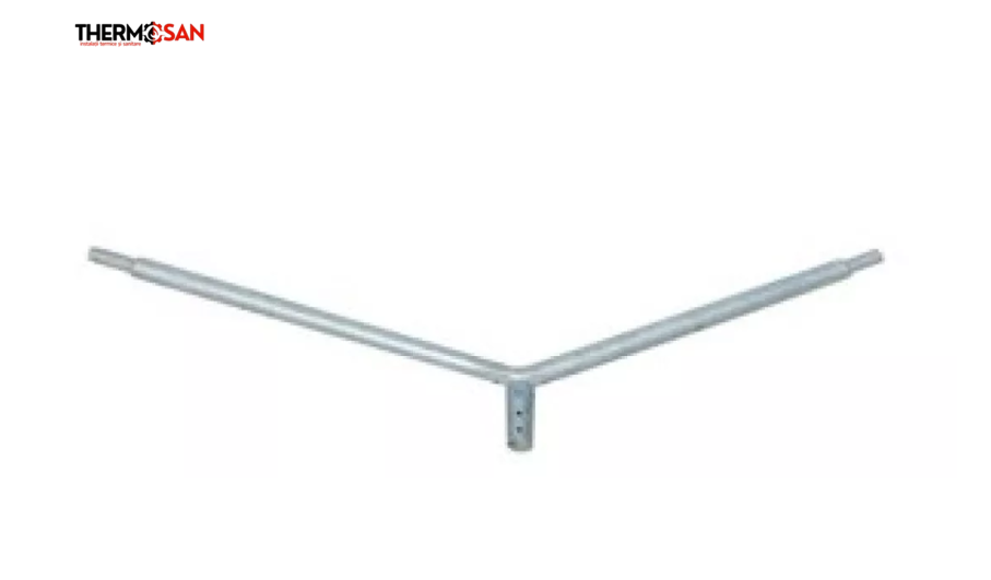 Brat dublu 2X100 CM 180 GR pentru stilp galvanizat [2]