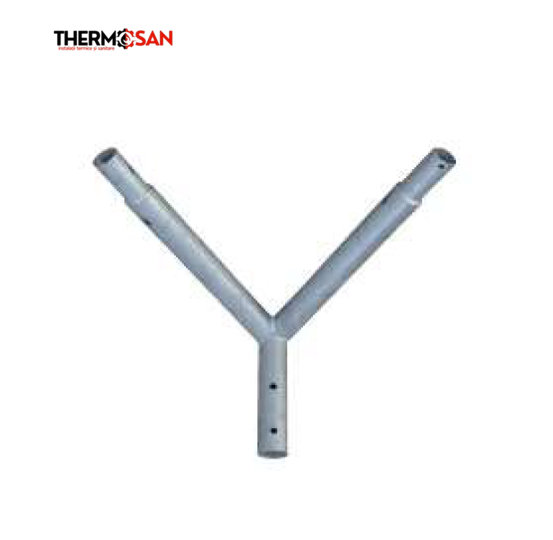 Brat dublu 2X100 CM 90 GR pentru stalp galvanizat [2]
