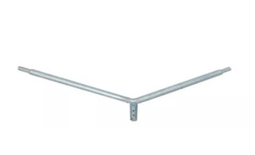 Brat dublu 2X50 CM 180 GR pentru stilp galvanizat [1]