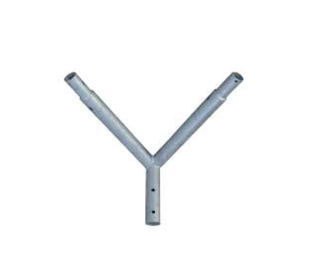 Brat dublu 2X50 CM 90 GR  pentru stalp galvanizat [1]
