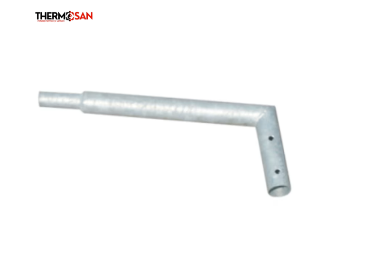Brat simplu 100CM pentru stalp din otel galvanizat [2]