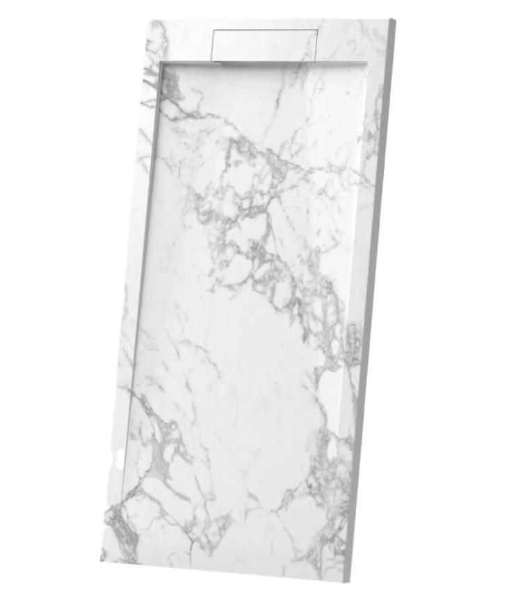 Cadita de dus +sifon GT-12090 LS Marmura alba+sifon [2]
