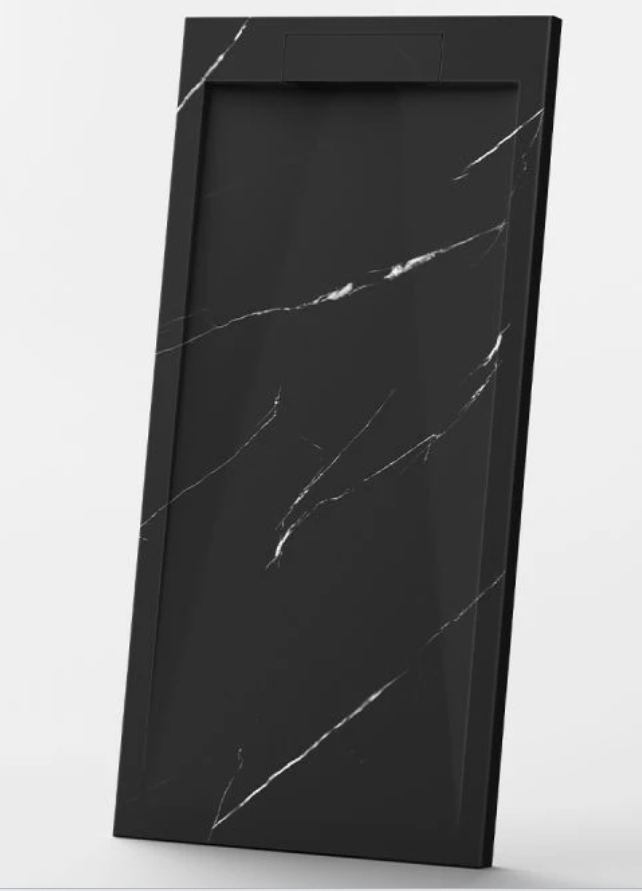 Cadita de dus +sifon GT-12090 US Marmura Neagra+sifon [4]