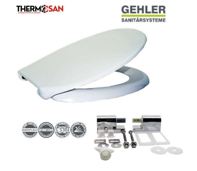 Capac wc  Gehler Duroplast antibacterian K00 soft close [2]