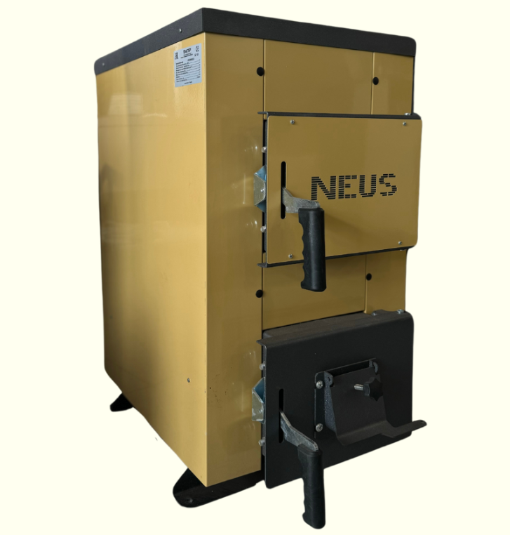 Cazan cu plita NEUS 15 kW cu un ochi de gatit pe combustibil solid [1]