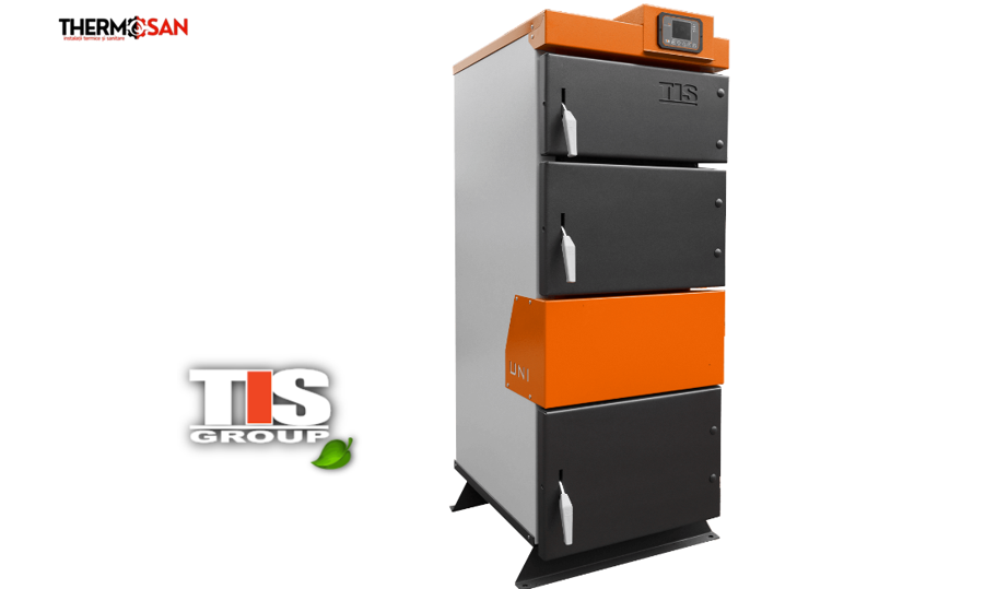 Cazan pe combustibil solid TIS UNI N 60 KW (panou comanda+ventilator in set) [2]