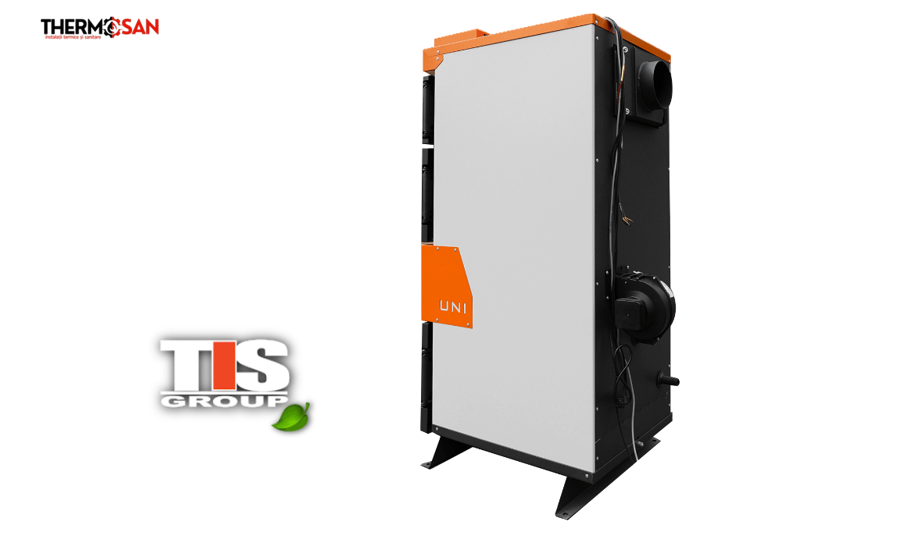 Cazan pe combustibil solid TIS UNI N 70 KW (panou comanda+ventilator in set) [5]