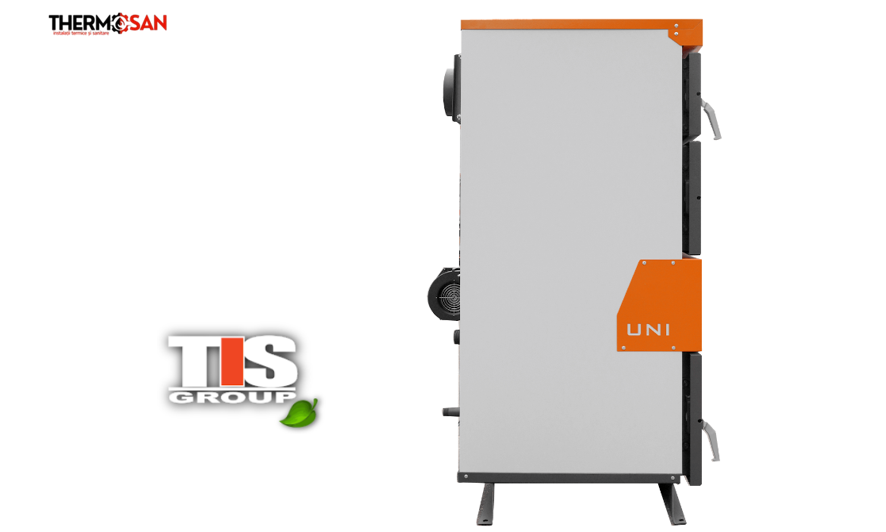Cazan pe combustibil solid TIS UNI N 80 KW (panou comanda+ventilator in set) [3]