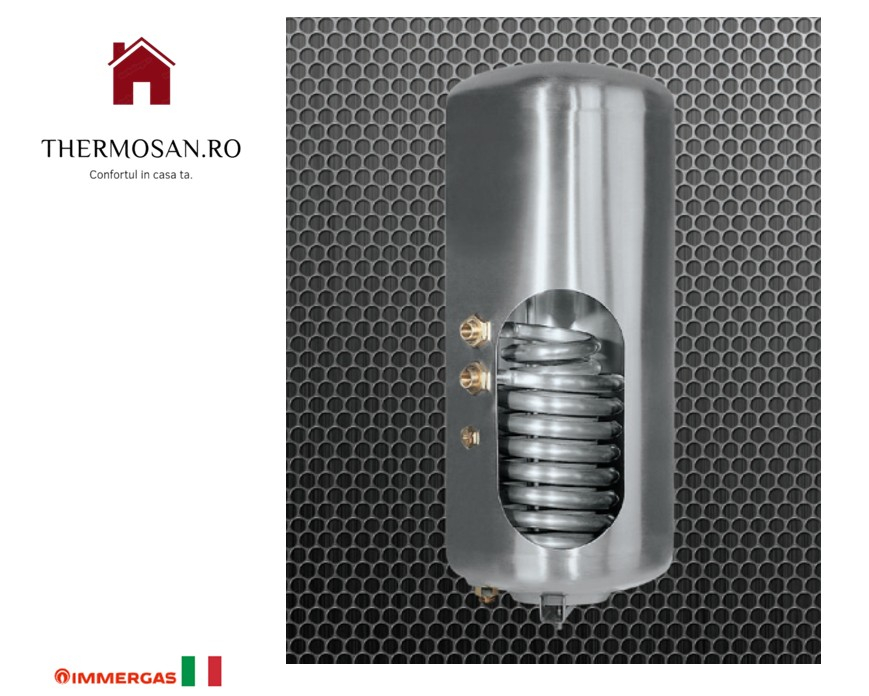 Centrala murala in condensatie cu boiler INOX 60L incorporat IMMERGAS VICTRIX ZEUS SUPERIOR 25kW- inclus kit de evacuare [3.030900 [4]