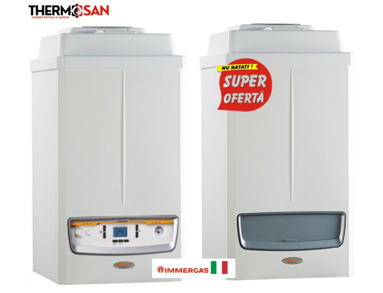Centrala murala in condensatie IMMERGAS VICTRIX PRO V2 55 - 55kW - include pompa si schimbator de INOX [ 3.033857 ] [2]