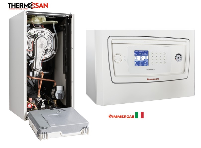 Centrala murala in condensatie Immergas Victrix PRO V2 60 - 60kW - include pompa si schimbator de inox [ 3.033858 ] [4]