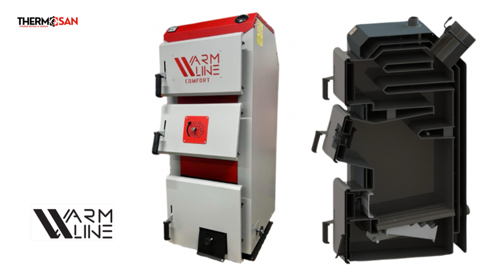 Centrala pe combustibil solid 33kW 270m2 WarmLine COMFORT [2]