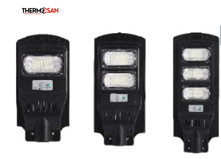Corp Stradal cu Panou Solar Monocristalin Integrat si telecomanda - 100W/6500k DL78C02 [2]