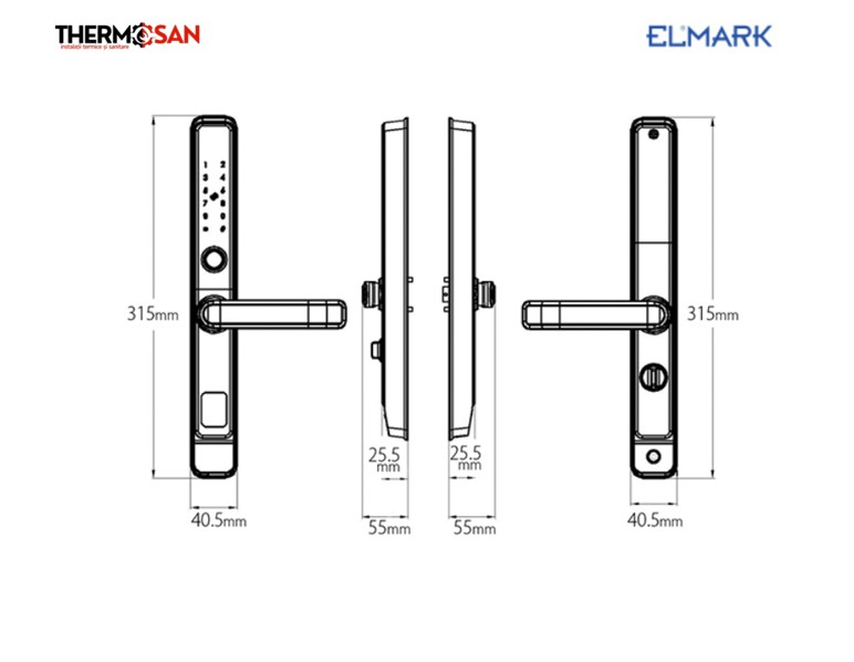 EL-T6 ELECTRONIC SMART DOOR LOCK 5085 [3]