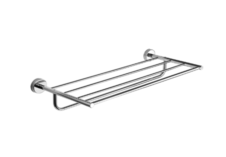 Etajera portprosop dublu cu bara INOX 50 cm [1]
