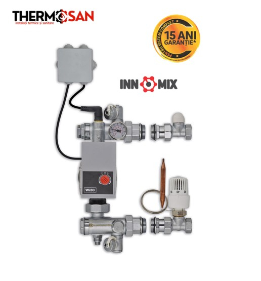 Grup pompare incalzire pardoseala universal INNOMIX 250KE-Y8763, pompa WILO Yonos Para 25/7 [3]