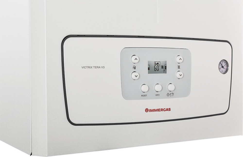 IMMERGAS VICTRIX TERA 32 V2 CU SCHIMBATOR DE INOX INCALZIRE SI ACM CU KIT DE EVACUARE INCLUS [2]