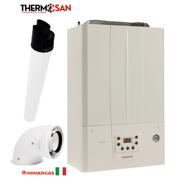 Immergas Victrix Terra 35/38 V2 incalzire si ACM, CU SCHINBATOR INOX, INCLUS KIT DE EVACUARE [3]