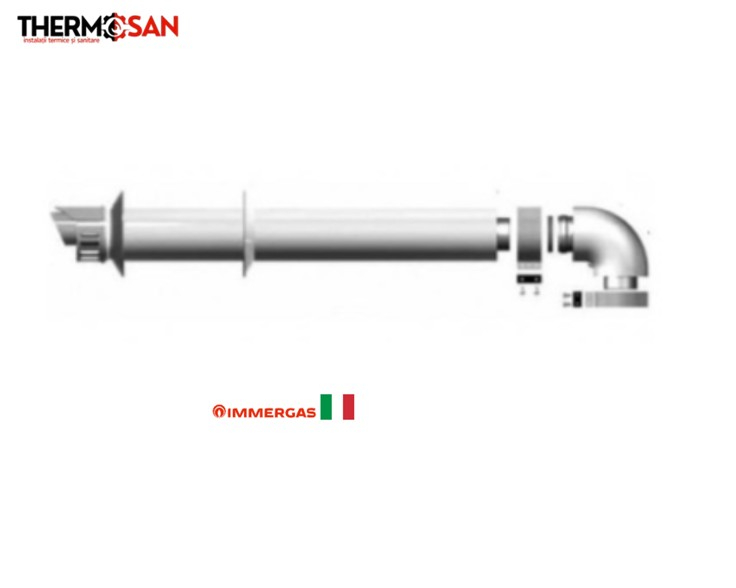 Kit evacuare coaxial 110/160 pentru Victrix PRO V2 150 [ 3.033789 / SCIM04 ] [3]