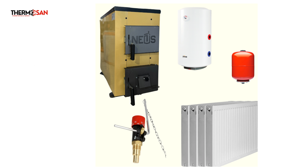Pachet THERMOSAN  Centrala cu plita Neus KP-20 kW [2]