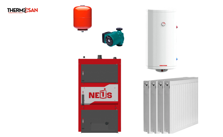 Pachet THERMOSAN Gospodaru cu Centrala Neus Compact 36 kw pentru160-180 mp [2]