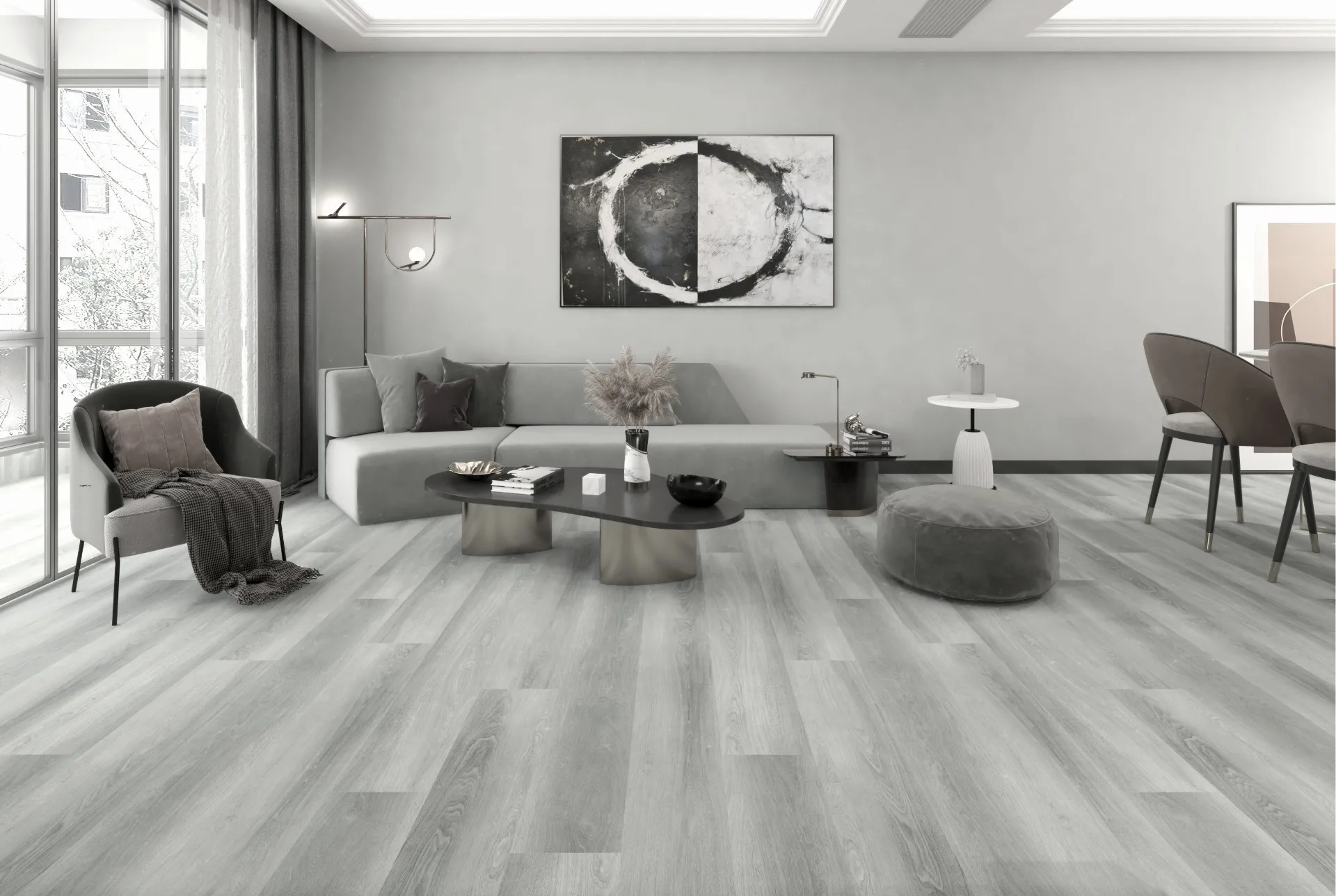Pardoseală SPC Light Grey Oak PD-209 [2]