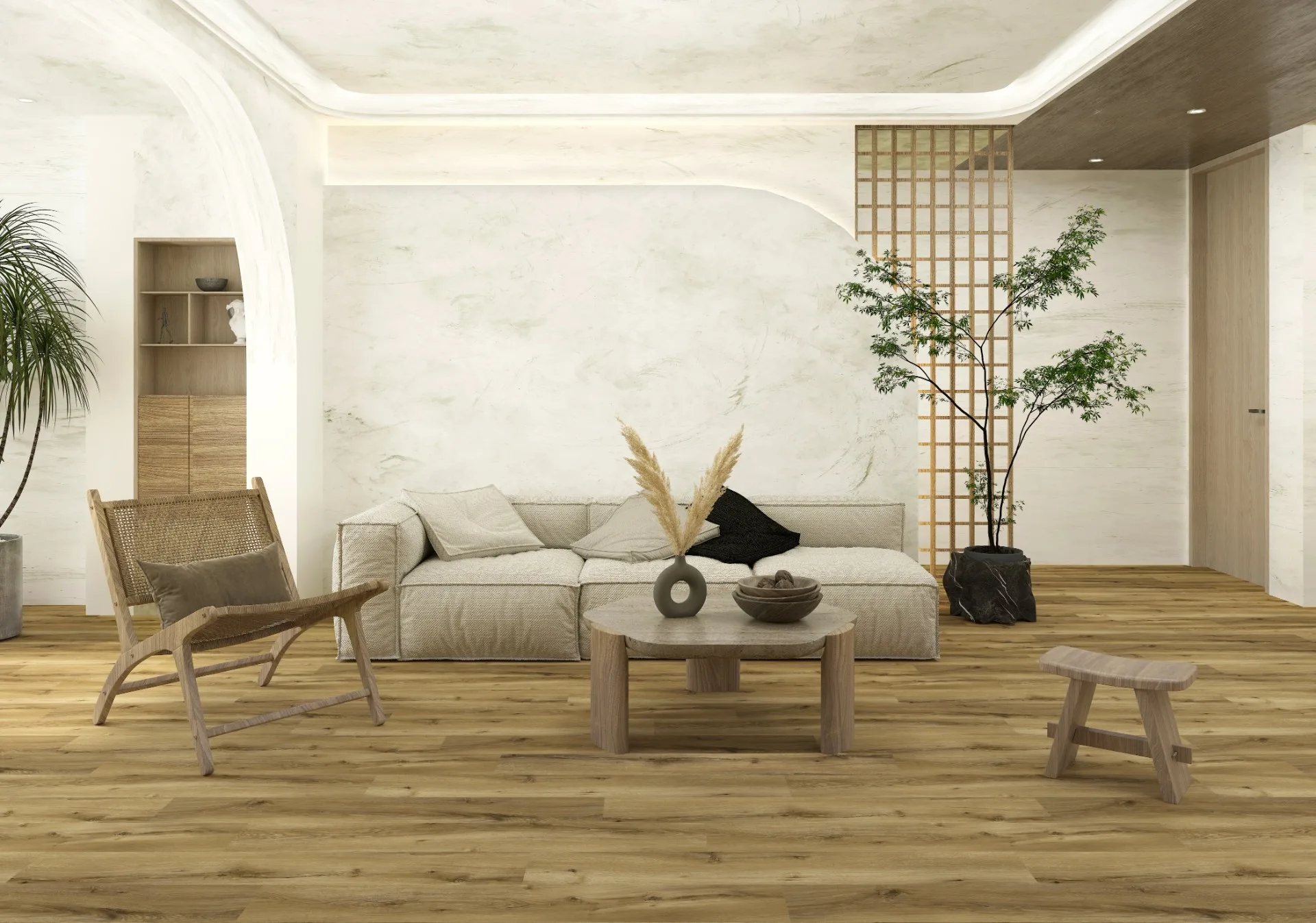 Pardoseală SPC Natural Honey Oak PD-233 [2]
