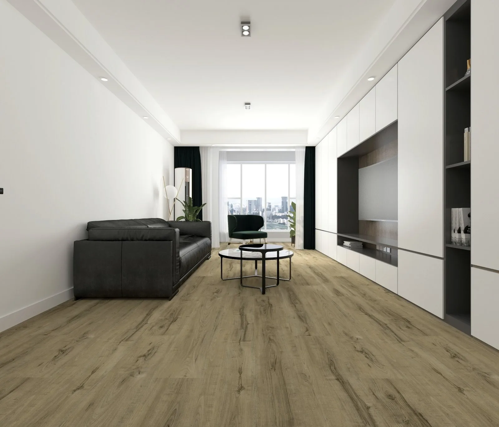 Pardoseală SPC Rustic Greige Oak PD-212 [2]