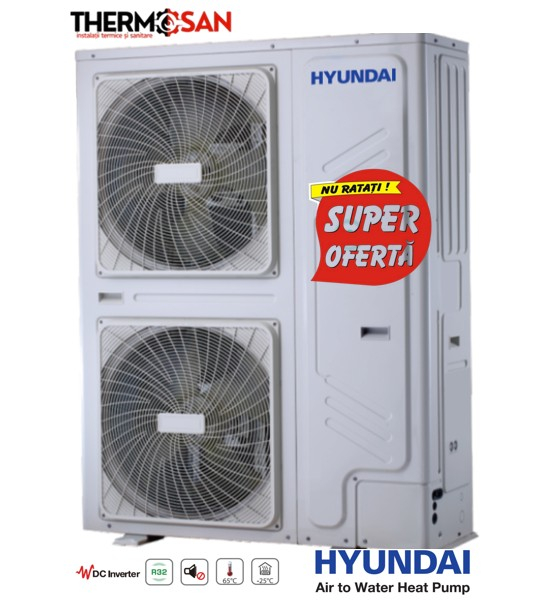 Pompa de caldura aer-apa HYUNDAI MONOBLOC HYHC-V26W/D2RN8. INCLUS TVA 9% PERSOANE FIZICE [2]