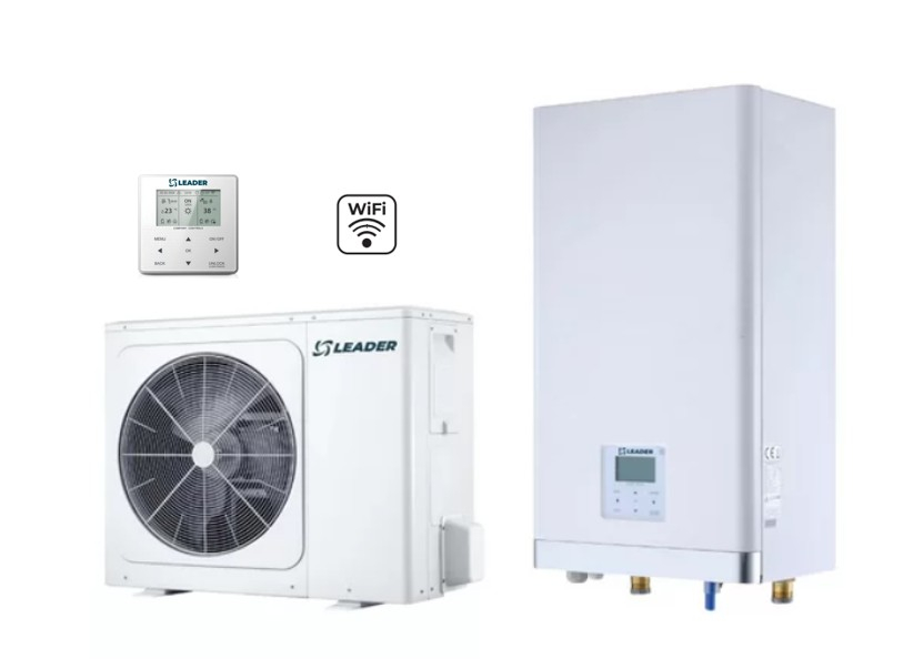 Pompa de caldura "All in One" R32 split 16kW 3x380 LEADER (cu boiler inclus) [1]